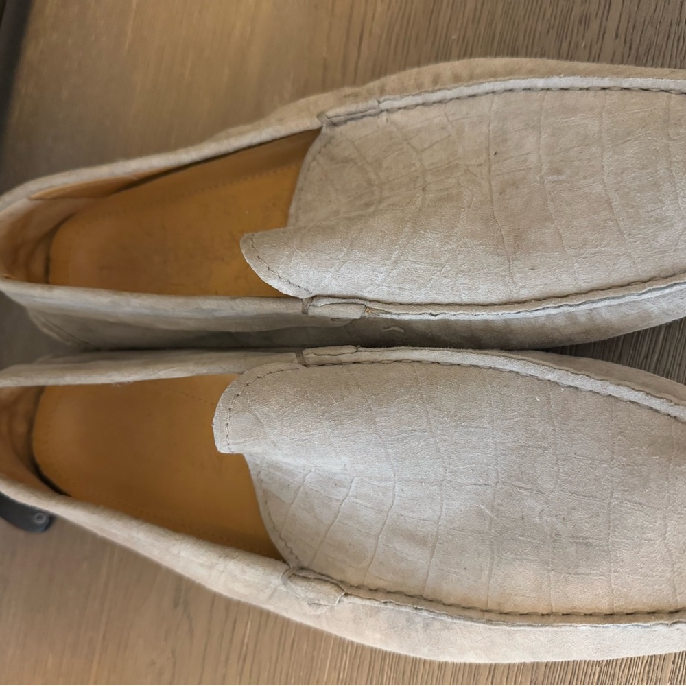 Men's Giorgio Armani Cream Loafers